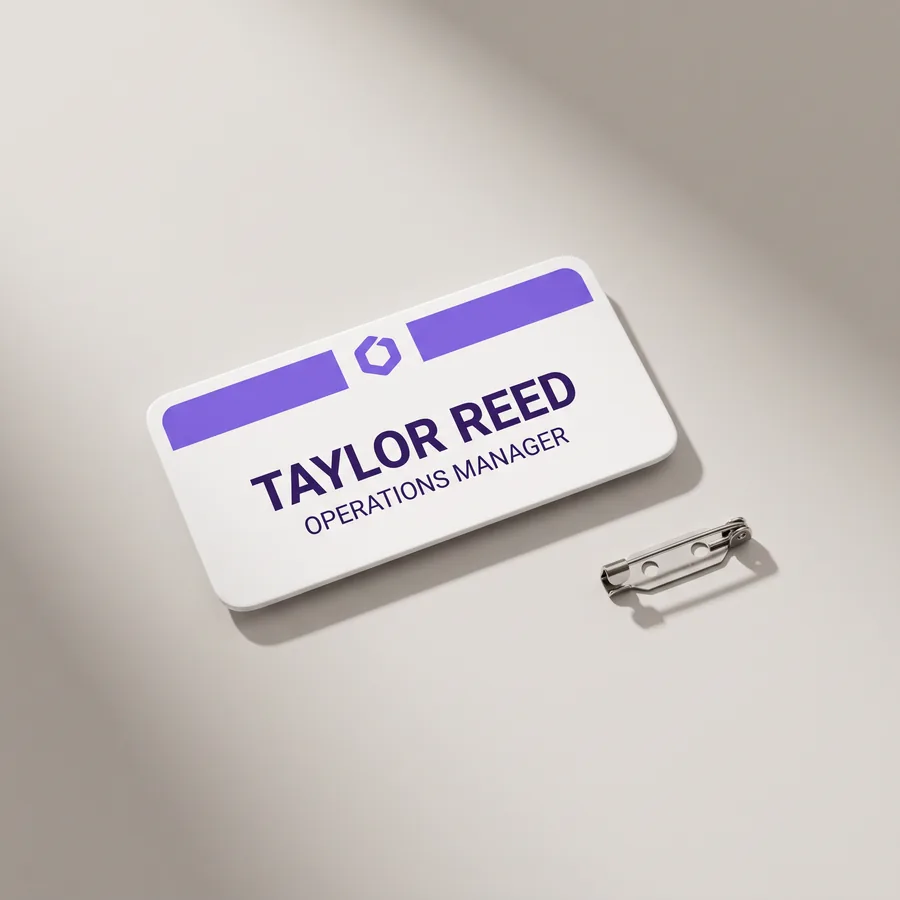 Custom PVC Name Badges
