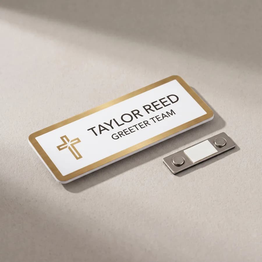 Church Name Badges