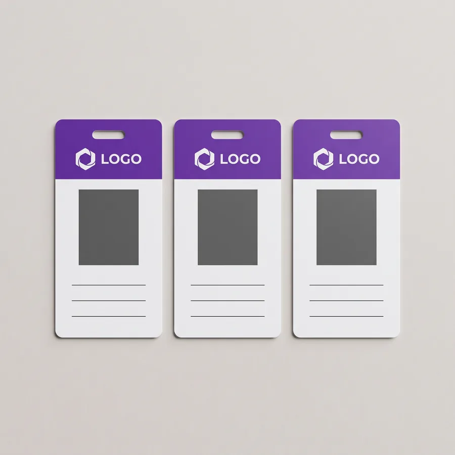 Vertical ID Badges